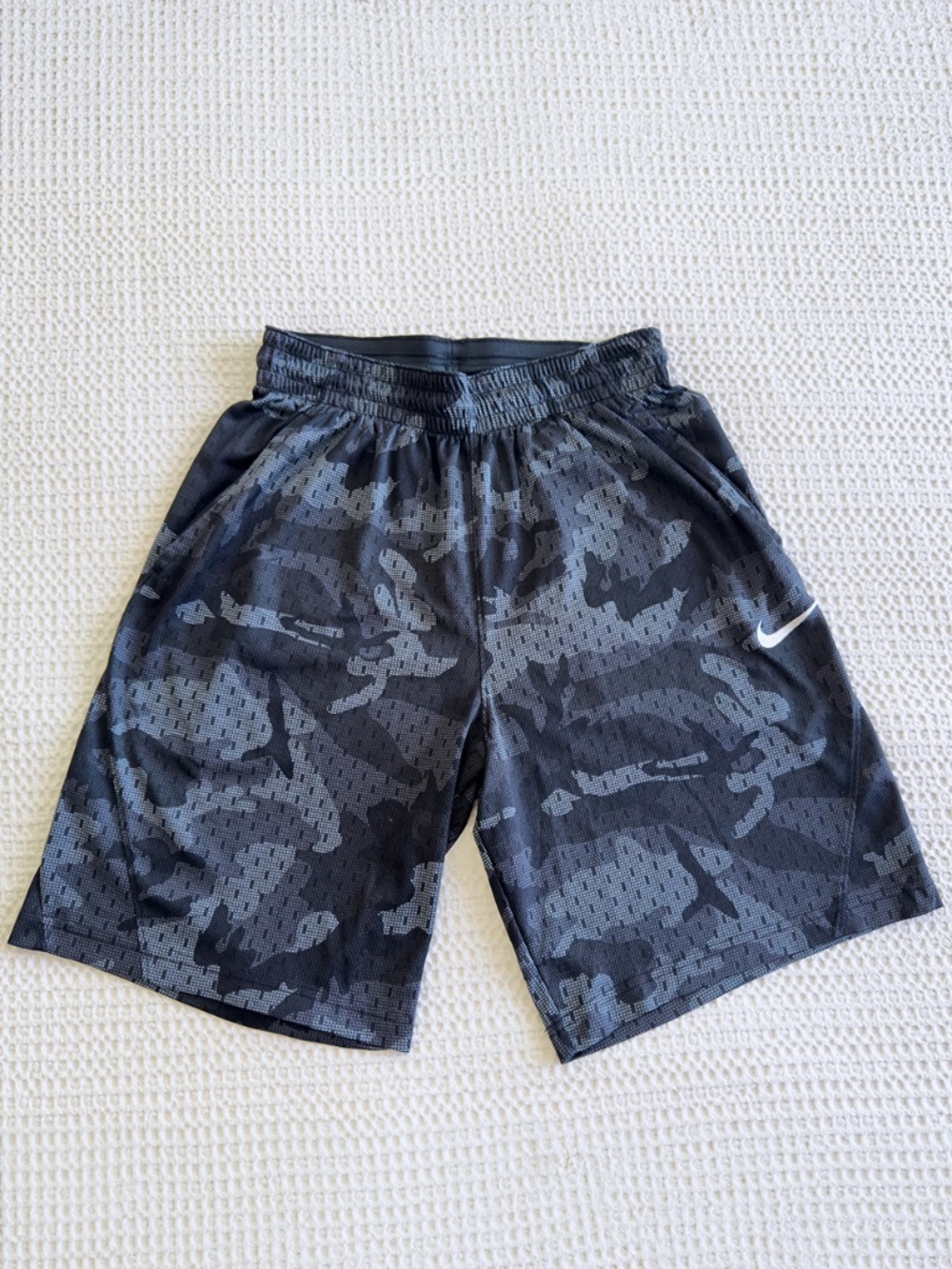 Nike Dri-Fit Grey Camo Basketball/Athletic Shorts Men's Size Small